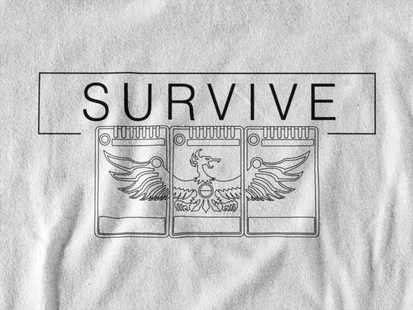 YAMI21 | 暗闇 COLLECTION「SURVIVE サバイブ」on White